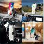 Car Phone Mount, HENKUR Cell Phone Holder for Car Dashboard Windshield Air Vent, Upgraded Phone Stand Strong Suction Compatible with iPhone 11 pro Max X Xs XR 8 7 6s Plus SE, Galaxy S7,8,9,10 (Black)