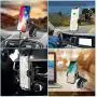 Car Phone Mount, HENKUR Cell Phone Holder for Car Dashboard Windshield Air Vent, Upgraded Phone Stand Strong Suction Compatible with iPhone 11 pro Max X Xs XR 8 7 6s Plus SE, Galaxy S7,8,9,10 (Black)