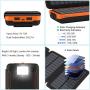 Solar Charger 25000mAh, SOARAISE Waterproof Power Bank with 4 Solar Panels Portable Battery Pack Compatible with Most Phones, Tablets and More