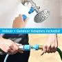 Aquapaw Pet Bathing Tool | Pet Shower Sprayer & Scrubber in-One, Shower Bath Tub & Outdoor Garden Hose Compatible, Dog Cat Horse Grooming
