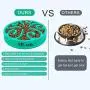 Freefa Slow Feeder Dog Bowl Bloat Stop Dog Food Bowl Maze Interactive Puzzle Non Skid, Come with Free Travel Bowl (Light Blue, Hold 2 Cups) Freefa Slow Feeder Dog Bowl Bloat Stop Dog Food Bowl Maze Interactive Puzzle Non Skid, Come with Free Travel Bowl (Light Blue, Hold 2 Cups)
