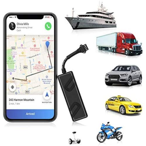 ENGERWALL 2020 New Upgraded GPS Tracker for Vehicles Mini Hiden Real-Time Car GPS Tracker 9-90V Anti Lost Tracking Device for Managing Fleet/Car/Truck/Taxi/Motorcycle/RV/Bus(Lifetime Free Platform)