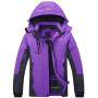 Wantdo Womens Mountain Waterproof Ski Jacket Windproof Rain Jacket Winter Warm Snow Coat