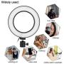 Leyeet 6 Inch Ring Shape Photography Lighting 3 Colors Adjustable Fill Light USB Interface