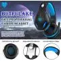BUTFULAKE GH-2 Gaming Headset for Xbox One with Stereo Surround Sound, PS4 Headset with Noise Canceling Mic & LED Light, Over Ear Gaming Headphones for PC, Nintendo Switch, Mac, Laptop, Blue BUTFULAKE GH-2 Gaming Headset for Xbox One with Stereo Surround Sound, PS4 Headset with Noise Canceling Mic & LED Light, Over Ear Gaming Headphones for PC, Nintendo Switch, Mac, Laptop, Blue