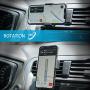 Car Cell Phone Mount, Lamicall Car Air Vent Clip Holder, Universal Stand Hands Free Cradle Compatible with iPhone 11 Pro XS Max XR X 8 8P 7 7P 6S 6P 6, Galaxy S6 S8 S9 S8+ S9+ S10 - Black