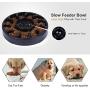 JASGOOD Slow Dog Bowl for Large Dogs,Anti-Gulping Dog Slow Feeder Stop Bloat,Slow Eating Big Pet Bowl