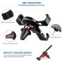 Gravity Car Phone Mount, iVoler Hands Free Auto Lock One Handed Air Vent Cradle Auto Release Cell Phone Holder One-Handed Design Compatible iPhone Xs MAX X 8 7 6 Plus Samsung S9 S8 S7 Note Matte Black