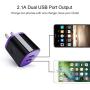 Wall Charger Adapter, Charger Brick, AndHot 5 Pack 2.1A Dual Port USB Cube Block Wall Charger Plug Compatible for iPhone 11 Pro Max XR XS X 8 7 6 Plus, iPad, Samsung, LG, Moto, Android Phone, Kindle