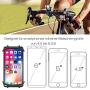 Bike Phone Mount -Motorcycle Cell Phone Mount - Universal Cell Phone Bicycle Rack Phone Holder for Bike Handlebar & Motorcycle Holder Cradle for Bicycle,Motorbike,Any Smartphone/GPS
