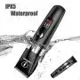 Ceenwes Quiet Hair Clippers for Men, Cordless Hair Trimmer Beard Trimmer Men Haircut Kit Rechargeable Waterproof with LED Display for Families