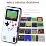 AISALL Gameboy iPhone Case Playable Gameboy Case for iPhone, 36 Classic Games Full Color Display Gameboy Phone Case Retro Gaming Phone Case Protective Cover (Black, iPhone 6/7/8 Plus)