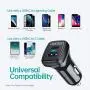 USB C PD Car Charger, 2Pack CHOETECH 36W Dual Port Fast Type C Car Adapter with 18W Power Delivery & Quick Charge 3.0 for iPhone SE/11/11 Pro/11 Pro Max/XS,Samsung S20/Note 10/S10, iPad Pro 2020