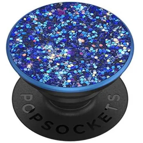 PopSockets: PopGrip with Swappable Top for Phones and Tablets - Sparkle Peacock