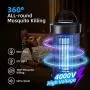 FLASHVIN Electronic Mosquito Zapper Outdoor Bug Zapper Bug Light Zapper Waterproof with Extra Bulb 4000V Highly Powered for Backyard, Patio, Home FLASHVIN Electronic Mosquito Zapper Outdoor Bug Zapper Bug Light Zapper Waterproof with Extra Bulb 4000V Highly Powered for Backyard, Patio, Home