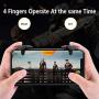 JIN GUI Sensitive Shoot Mobile Game Controller, 10 Shots Second High Frequency Click Aim Phone Games Triggers Low Screen Occupancy, for All Smart Devices Tablet