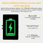 VIJIM RGB Video Light Pocket On-Camera Mini Creative Vlog Light with Tripod, Super Bright Adjustable, Photography Fill Light Handy Pocket Light for DSLR/Camera/Smartphone, w Smartphone Clamp