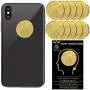 10 Pieces Radiation Protection Cell Phone Stickers EMF Blocker Devices Anti Radiation Protector Stickers for Mobile Phones Computers Laptops Electronic Devices