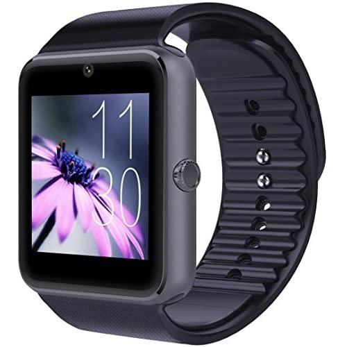 CNPGD Smart Watch for Android Phones Samsung Iphone Compatible Quad Band Unlocked Watch Cell Phone for Men and Women Touch Screen Fitness Tracker Pedometer Sleep Monitor