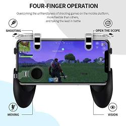 Wireless Android Controller for Game Gamepad for Mobile Phone Game Controller Shooter Trigger Fire Button for for Free Fire-A-,