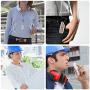 SANZUCO Mini Walkie Talkie, Rechargeable Two Way Radio with Speaker Cap ( 2.5 Miles Long Range,Gold,6 Units )