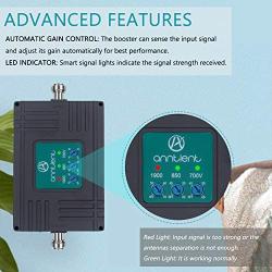 Cell Phone Signal Booster for Home and Office - Triple Band 2/5/13 Cell Phone Repeater Boosts Verizon 3G 4G LTE Voice and Data for Rural Area Cover Up to 4,500Sq Ft