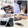 Portable Speaker, Leadsound Crystal 3W 27mm 8Ω Mini Wireless Speaker with 3.5mm Aux Audio Jack Plug in Clear Bass Micro USB Port Audio Dock for Smart Phone, for iPad, Computer (White)