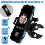 Bike Phone Holder Mount,Universal Premium Motorcycle Cell Phone Mount,Anti Shake and Stable Adjustable 360°Cradle Handlebar Holder Bicycles,Stroller or Motorbike for iPhone 11,8, 7 Xs/Samsung/GPS