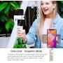 Hohem iSteady X Smartphone Gimbal Stabilizer 259g Ultra-Light Weighted 280g Payload Selfie Stick Mode Low-Angle Shooting Mode Moment Mode, Black