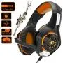 Pro Gaming Headset for PC PS4 Xbox One Surround Sound Over-Ear Headphones with Mic LED Light Bass Surround Soft Memory Earmuffs for Computer Laptop Switch Games Kid’s Boy’s Teen’s Gifts