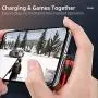 Magnetic Charging Cable [3-Pack,3ft/6ft/6ft], Oxyland 360°&180°Rotation Magnetic Phone Charger Cable, 3 in 1 Nylon Braided Cord Compatible with Mirco USB, Type C Smartphone and iProduct Device (Red)