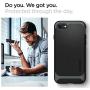 Spigen Neo Hybrid Designed for Apple iPhone SE 2020 Case/Designed for iPhone 8 Case (2017) / Designed for iPhone 7 Case (2016) - Metal Slate