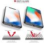 iCarez [HD Anti Glare Matte Screen Protector for Apple iPhone 11 Pro iPhone X/Xs 5.8-Inch [3 Pack ] Premium No Bubble Easy to Apply with Hinge Installation [Not Glass]