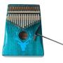 Kalimba Thumb 17 Keys Thumb Piano with Mahogany body builts, Tuning Hammer and Study Instruction -Professional Gift for Music Lovers,piano Beginners and Kids Beginners - Deer