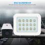 Surveillance Camera Infrared Fill Light, IP66 Waterproof Adjustable Angle Infrared White Fill Light for Security Surveillance System