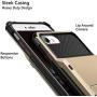Vofolen Case for iPhone 6s 6 7 8 SE2 Case Wallet Credit Card Holder ID Slot Pocket Scratch Resistant Dual Layer Protective Bumper Rubber Armor Hard Shell Cover for iPhone 6 6s 7 8 SE 2020 (Gold)