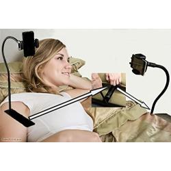 Smart Phone Sleeper Hands Free Smartphone Holder, Bedside Cradle Stand for All Apple iPhones, Samsung LG and All Phones