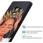 XIX Samsung Galaxy S9 Case African American Afro Girls Women Slim Fit Shockproof Bumper Cell Phone Accessories Thin Soft Black TPU Protective Samsung Galaxy S9 Cases (09)