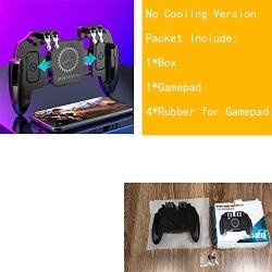 Android Game Controller Six Finger Game Controller Gamepad Trigger Shooting Free Fire Cooling Fan Gamepad Joystick for iOS Android Mobile Phone-Option 2-,