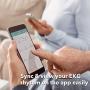 EMAY Wireless EKG Monitor | Records ECG & Heart Rate Anytime Anywhere for Personal Use | Works with iOS & Android Smartphones
