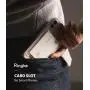Ringke Slot Card Holder Designed for Smartphones, Adhesive Stick On Wallet Case Minimalist Slim Hard Premium Credit Card Cash Sleeve - Clear Mist