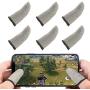Mobile Game Controller Finger Sleeve Sets 6 Pack,Anti-Sweat Breathable Soft Touch Screen Sensitive Shoot and Aim Keys for Pubg Mobile/Knives Out/Rules of Survival,iPhone/iPad/Android Accessories