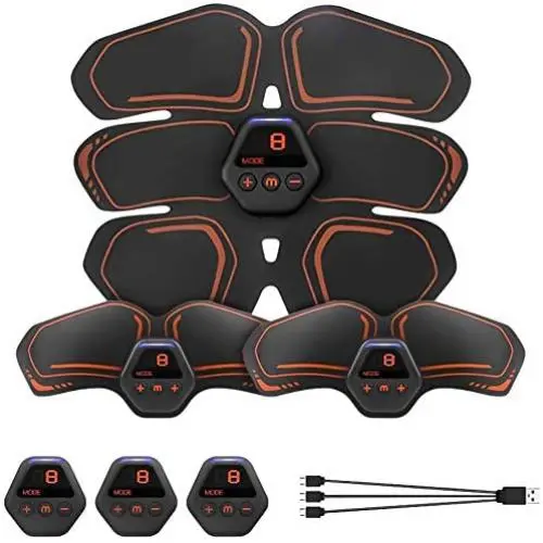 TP TOP BEAUTY ABS Muscle Trainer Abdominal Toner - 10 Modes 20 Levels USB Rechargeable Ab Muscle Training with for Men Women Arm and Leg Trainer TP TOP BEAUTY ABS Muscle Trainer Abdominal Toner - 10 Modes 20 Levels USB Rechargeable Ab Muscle Training with for Men Women Arm and Leg Trainer