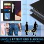 FYY [Resist Harmful Organism] [RFID Blocking] Case for Samsung Galaxy Note 20 Ultra 6.9", PU Leather Wallet Case with [Kickstand Function] and[Card Holder] for Galaxy Note 20 Ultra 6.9" Black