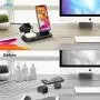 Wireless Charger 4 in 1 Wireless Charging Dock Station for Apple Airpods 2/Pro Fast Wireless Charger Stand for iPhone 11/11pro Max/X/XS/XR/8/8 Plus, Compatibility with Apple Watch Series 5/4/3/2/1