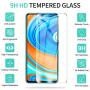 GESMA for Xiaomi Redmi Note 9 Pro/Note 9S/Note 9 Pro Max Screen Protector & Camera Lens Protector, [3 Screen Protectors+2 Camera Protectors]9H Tempered Glass for Xiaomi Redmi Note 9 Pro/Note 9S(Clear)