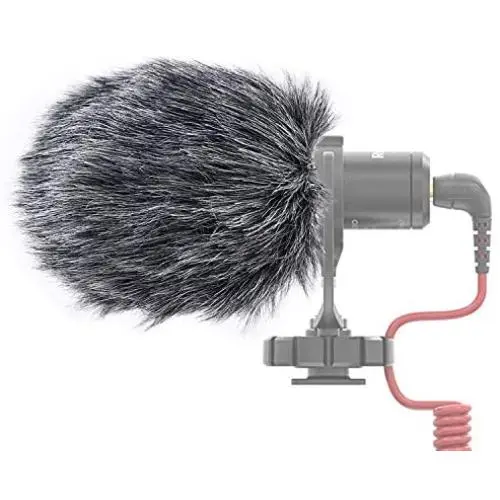 YOUSHARES Microphone Deadcat Windscreen - Outdoor Wind Shield Mic Windshield Muff Fur Custom Fit for Rode VideoMicro and VideoMic Me Me-L YOUSHARES Microphone Deadcat Windscreen - Outdoor Wind Shield Mic Windshield Muff Fur Custom Fit for Rode VideoMicro and VideoMic Me Me-L