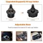 Car Cup Holder Phone Mount,Adjustable Gooseneck Cell Phone Holder with 360° Rotatable Cradle for iPhone Xs/X/8/7 Plus/6/Samsung Note 9/8/Galaxy S9/S9 /S8,GPS and Most Smartphones.