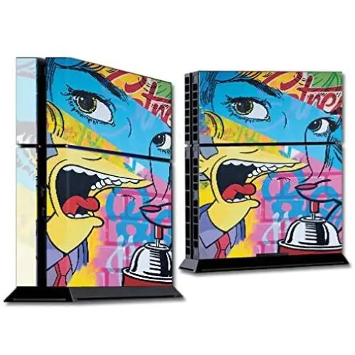 MightySkins Skin Compatible with Sony PS4 Console - Blue Eyes | Protective, Durable, and Unique Vinyl Decal wrap Cover | Easy to Apply, Remove, and Change Styles | Made in The USA MightySkins Skin Compatible with Sony PS4 Console - Blue Eyes | Protective, Durable, and Unique Vinyl Decal wrap Cover | Easy to Apply, Remove, and Change Styles | Made in The USA