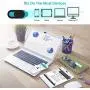 Webcam Camera Cover Slide 0.02-Inch Ultra-Thin Webcam Cover Blocker for MacBook, iMac, Laptop, Desktop, Pc, iPad, iPhone, Smartphone Protect Your Visual Privacy and Security (White/Red-3 Pack)